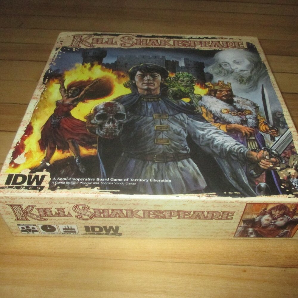 Kill Shakespeare Board Game (IDW Games,2014) CIB